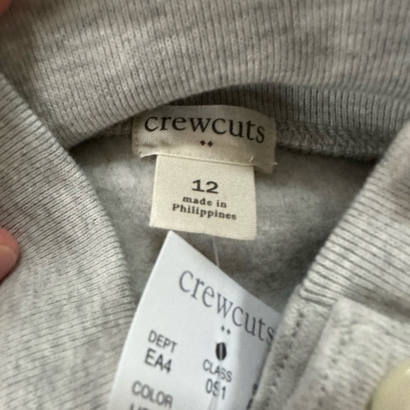 Crewcuts girls Gray Long Sleeve Sweatshirt Dress size 12 - Picture 5 of 7